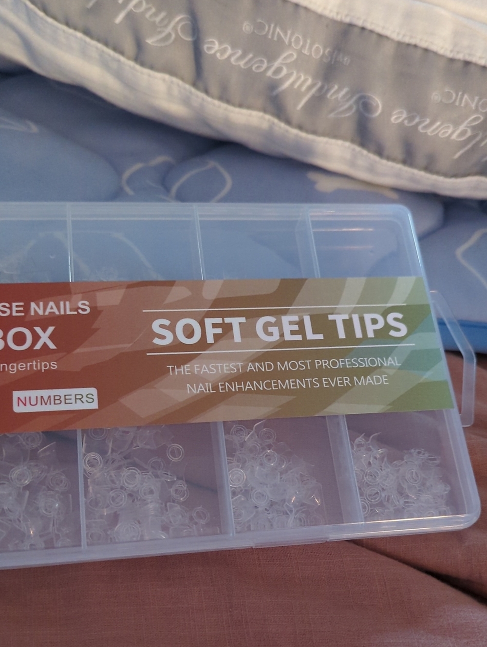 Clear Soft Gel Nail Tips - Reusable Nail Enhancement Kit